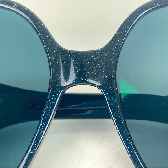 NWT * JIMMY CHOO Polarized Square Black Sunglasses - Picture 11 of 16